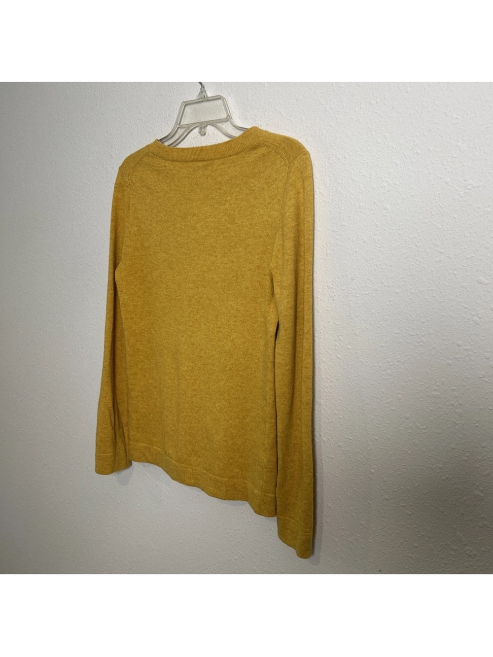 J. Crew Wool Cotton Blend Teddie Sweater Fine Knit Rustic Yellow Women’s XS - Picture 6 of 8